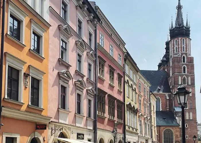 Ekskluzywny apartament w centrum, Balkon Kraków, Polska